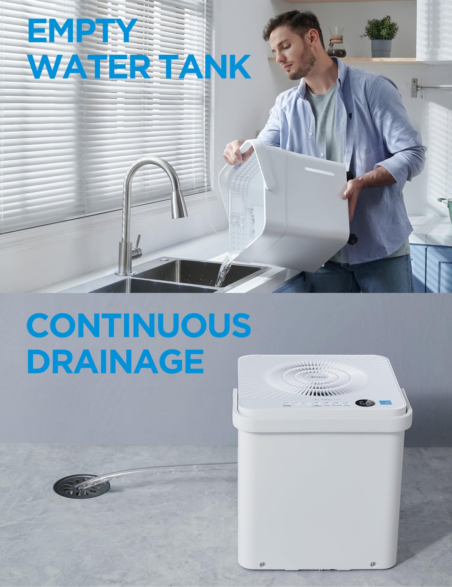 Midea Cube Dehumidifier for Basement, Smart Control, ENERGY STAR 35 Pint 🍁 All In One Marketplace Canada