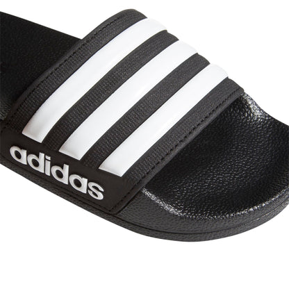 adidas Unisex Kids Adilette Shower, Core Black/White/Core Black, 5/Big Kid 🍁 All In One Marketplace Canada