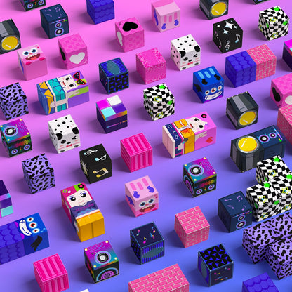 SSAWER Magnetic Blocks, 100PCS Toys Building Blocks Cubes Gifts for Girls 🍁 All In One Marketplace Canada