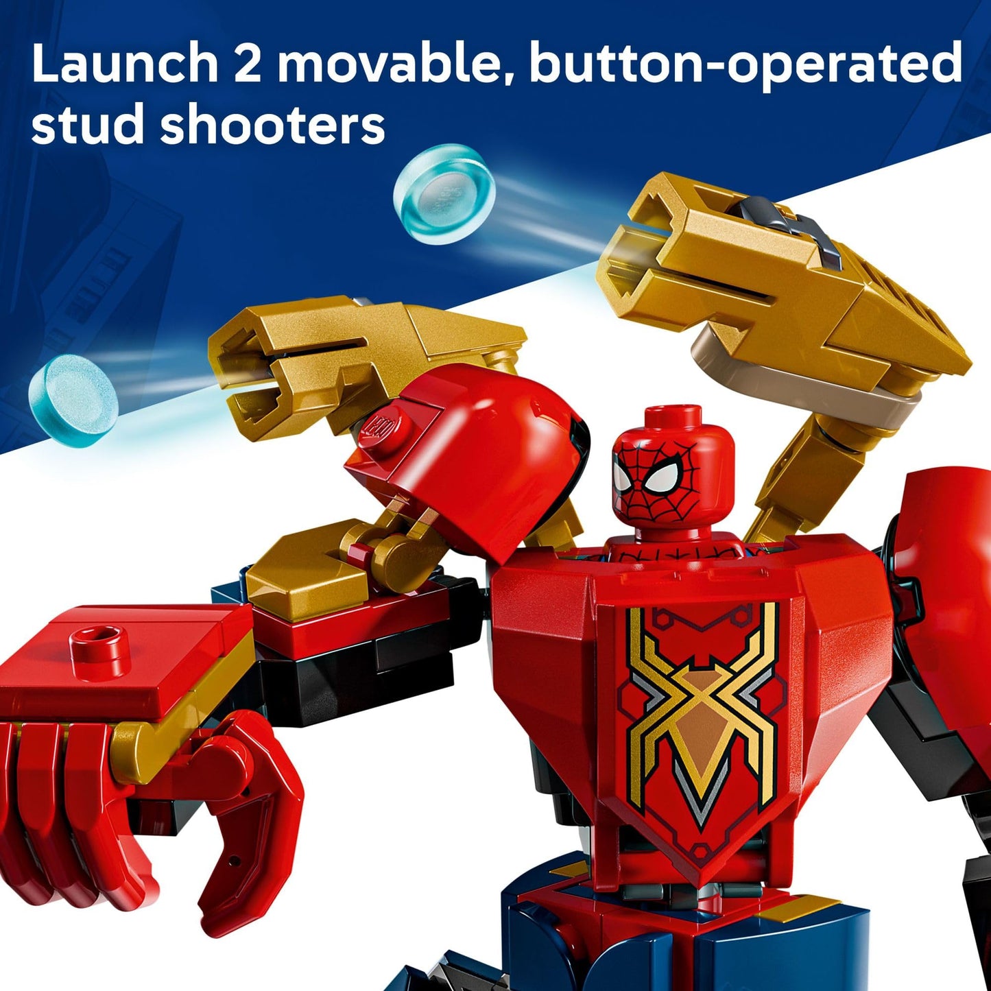 LEGO Marvel Mech Battle: Spider-Man vs. Doc Ock Building Toys for Kids - Super Hero & Villain Poseable Mech Toys W/3 Marvel Minifigures for Kids & Fans, Ages 6+ - Gift Idea for Birthdays - 76338