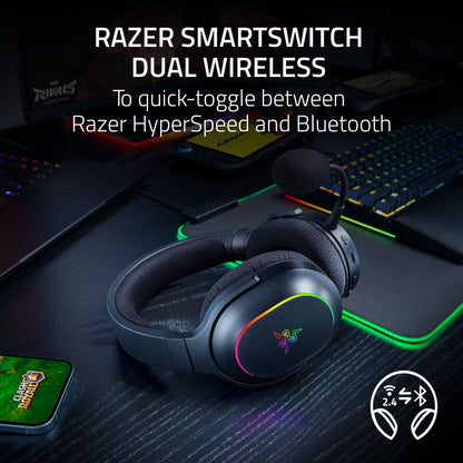 Razer Barracuda X Chroma Wireless Gaming Headset, 2.4 Ghz, Black 🍁 All In One Marketplace Canada