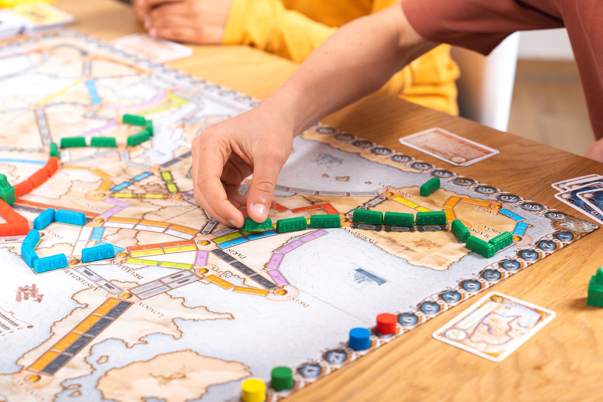 Ticket to Ride Europe Board Game | Family Board Game | Board Game for Adults and Family | Train Game | Ages 8+ | For 2 to 5 players | Average Playtime 30-60 minutes | Made by Days of Wonder Asmodee