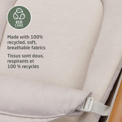 Maxi-Cosi 2-in-1 Kori Rocker, folds flat, travel, washable fabrics, Sand Horizon Maxi-Cosi