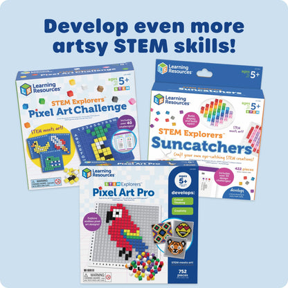 Learning Resources STEM Explorers Pixel Art Challenge Learning Resources