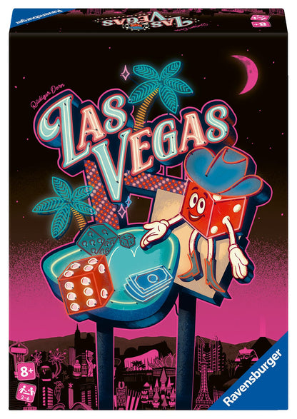 Ravensburger Las Vegas Board Game Dice-Rolling Casino Strategy Game for 2-6 Players - Interactive Push Your Luck Fun for Ages 8+