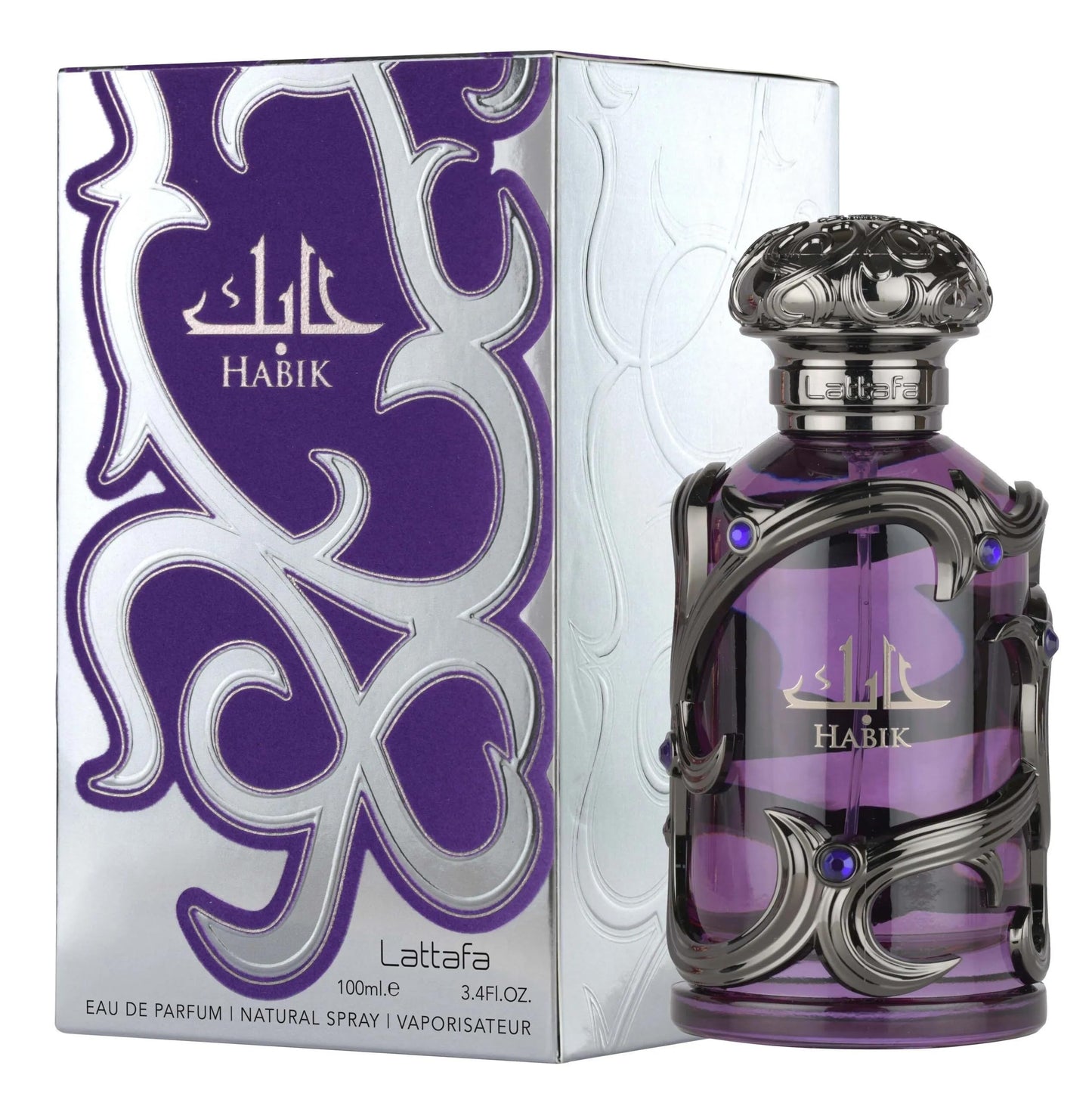 Lattafa Habik – Spicy, Aromatic, Woody, Musky – Eau de Parfum Spray Long-Lasting Fragrance for Men, 3.4 Ounce / 100 ml 🍁 All In One Marketplace Canada Lattafa