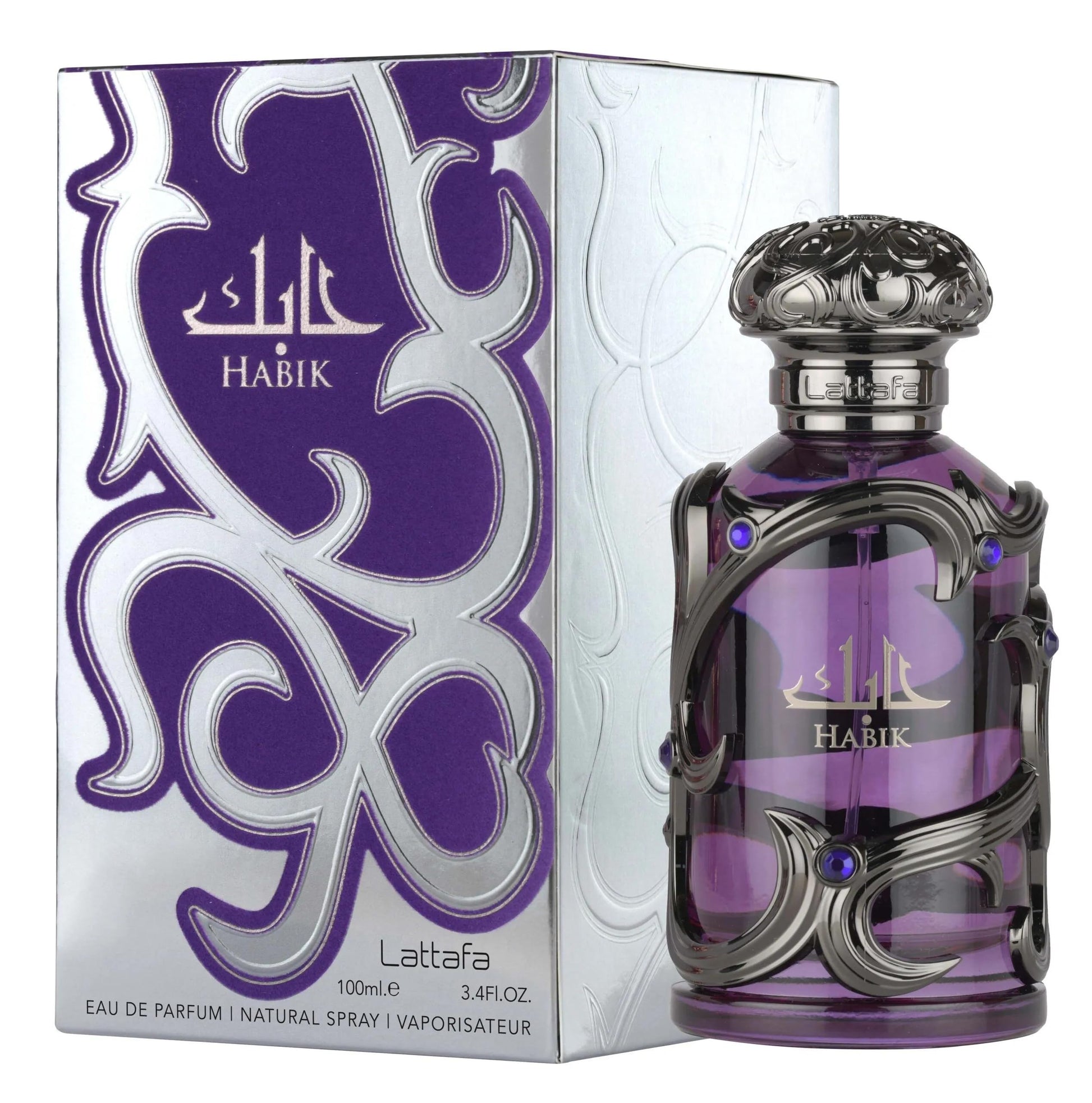 Lattafa Habik – Spicy, Aromatic, Woody, Musky – Eau de Parfum Spray Long-Lasting Fragrance for Men, 3.4 Ounce / 100 ml 🍁 All In One Marketplace Canada Lattafa