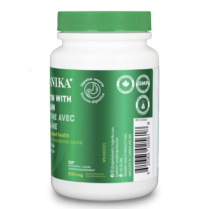 Organika Quercetin with Bromelain- High Availability, Immune System Support, Allergy and Inflammation Support- 120tabs 🍁 All In One Marketplace Canada