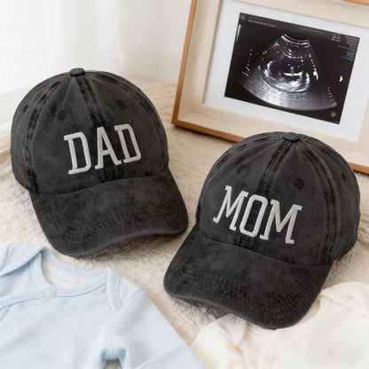 Moyel Mom and Dad Hats Pregnancy Announcement Parents Gifts 🍁 All In One Marketplace Canada