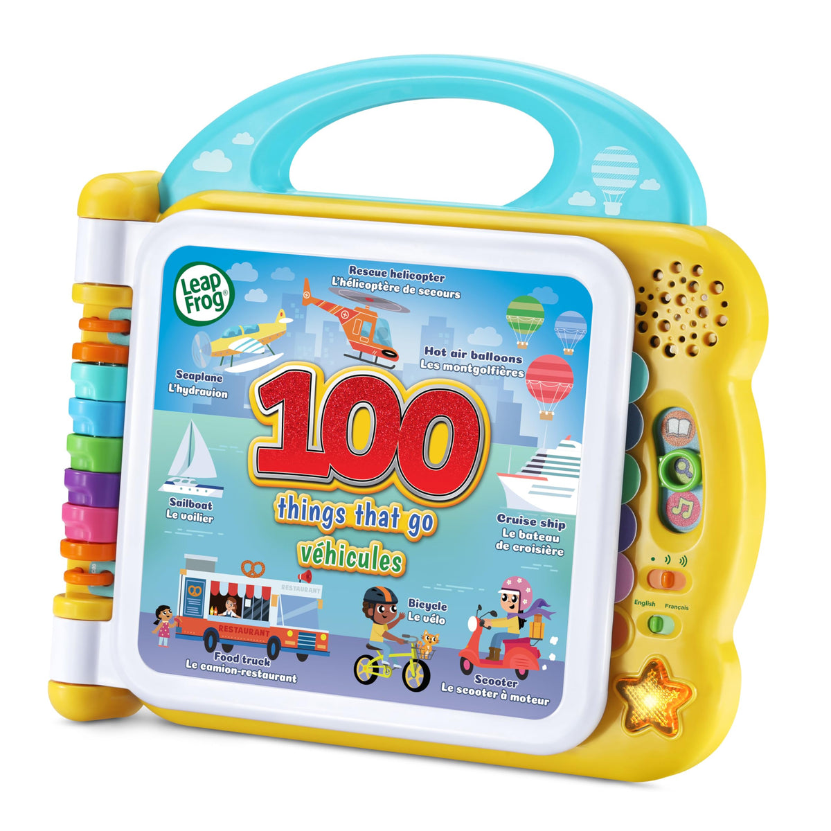 LeapFrog 100 Things That Go Book (Bilingual English-French)