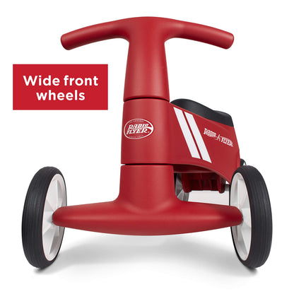 Radio Flyer Scoot About Sport, Toddler Ride On Toy, Ages 1-3 , Red