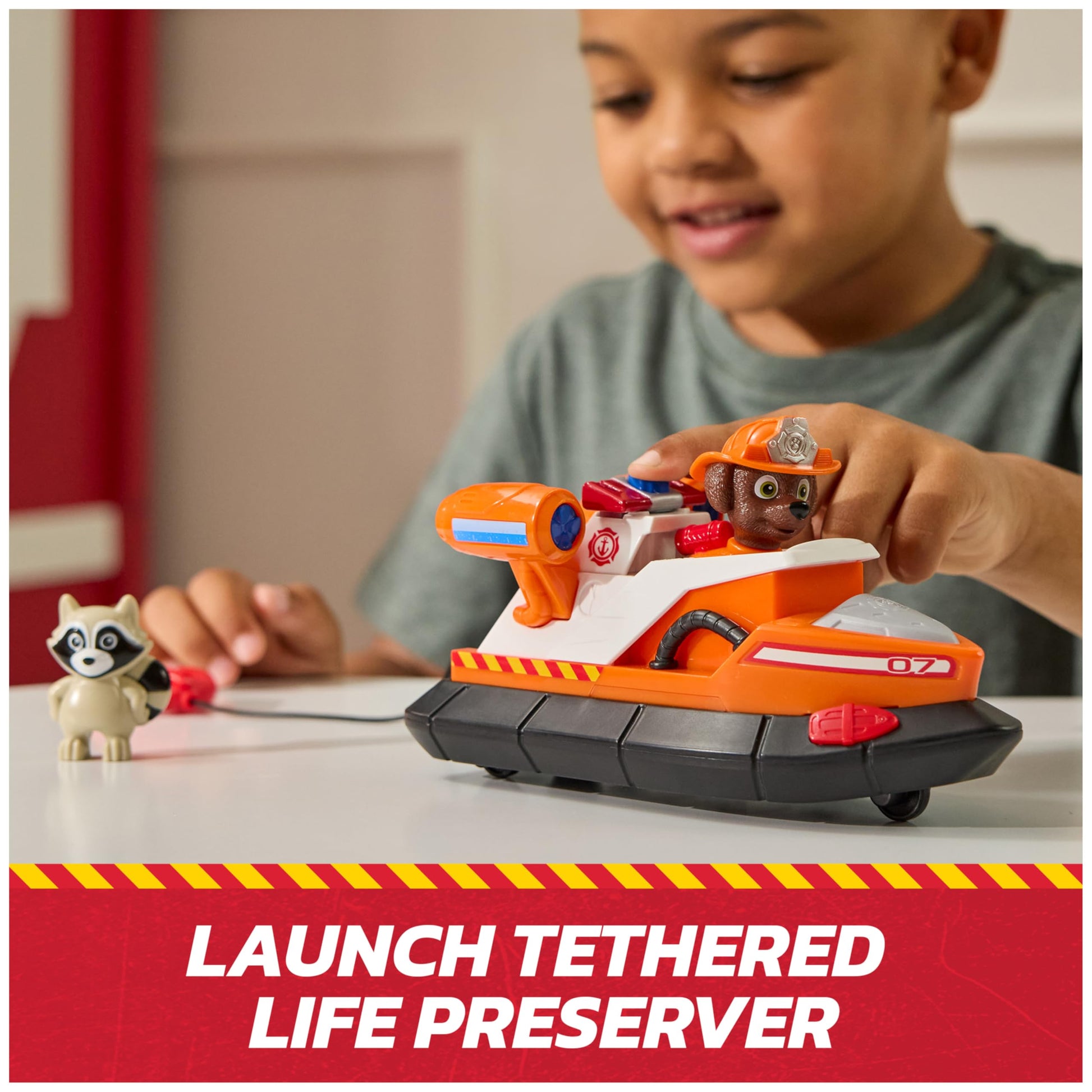 PAW Patrol Fire Rescue Zuma Rescue Fire Boat Toy Vehicle Set PAW PATROL