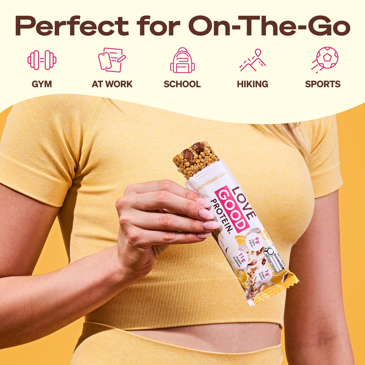 Love Good Protein Bars – Dark Chocolate Sea Salt & Almonds – Plant-Based Keto Snack – 12 Pack