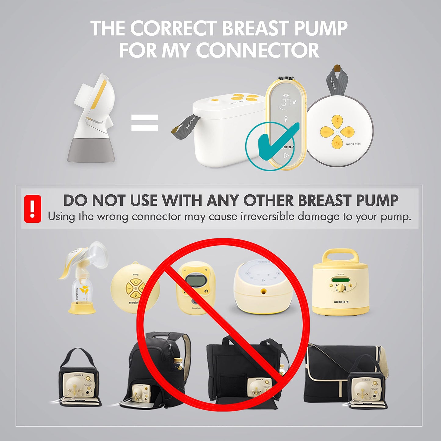 Medela PersonalFit Flex Replacement Connectors, 2 per Count, Compatible with Pump in Style MaxFlow, Swing Maxi and Freestyle Breast Pumps, Authentic Spare Parts 🍁 All In One Marketplace Canada