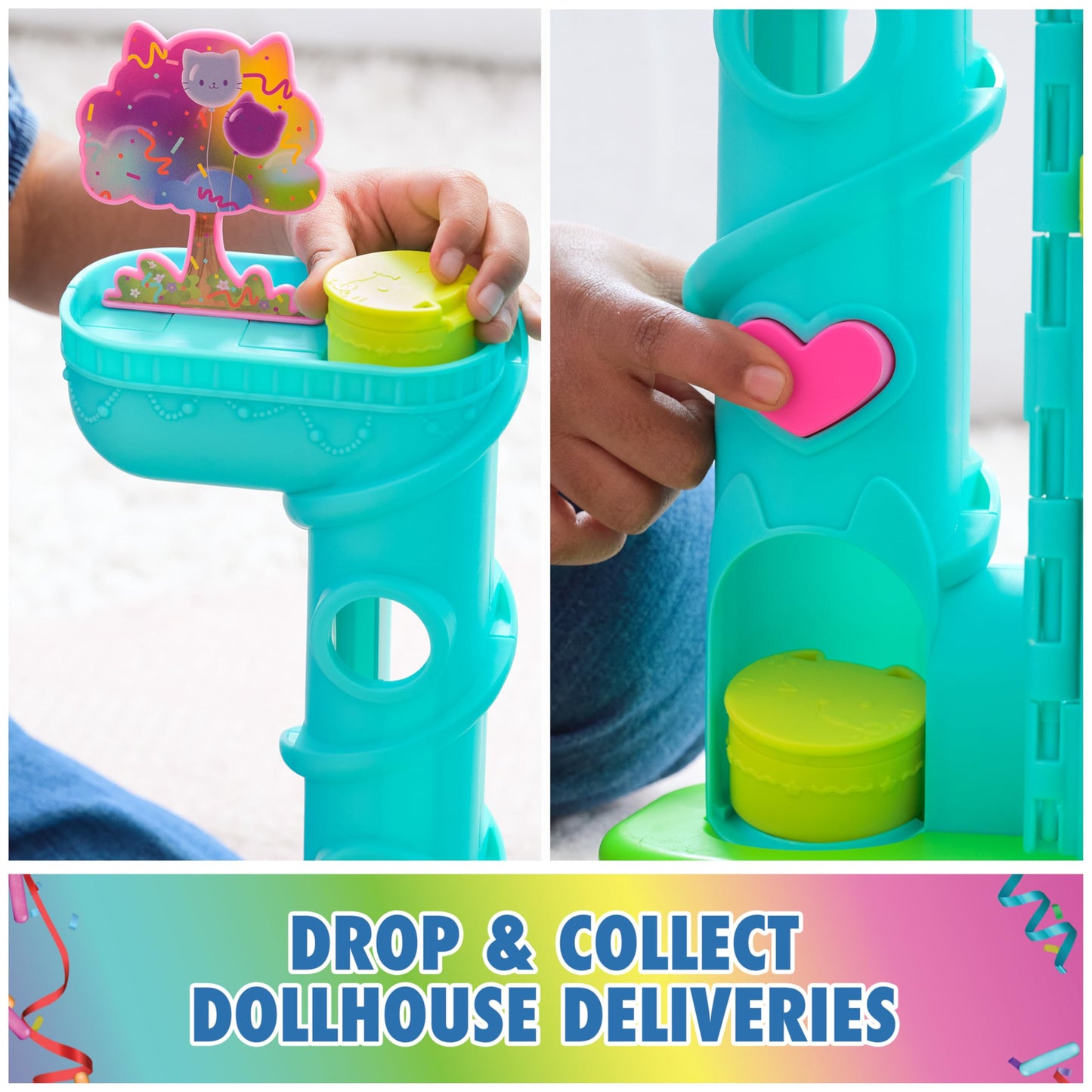 DreamWorks GABBY'S Dollhouse, 14 Pc Celebration Dollhouse, 25-Inches Tall, with Toy Figures, Doll House Furniture & 10 Sounds, Kids Toys for Girls & Boys Ages 3+ 🍁 All In One Marketplace Canada