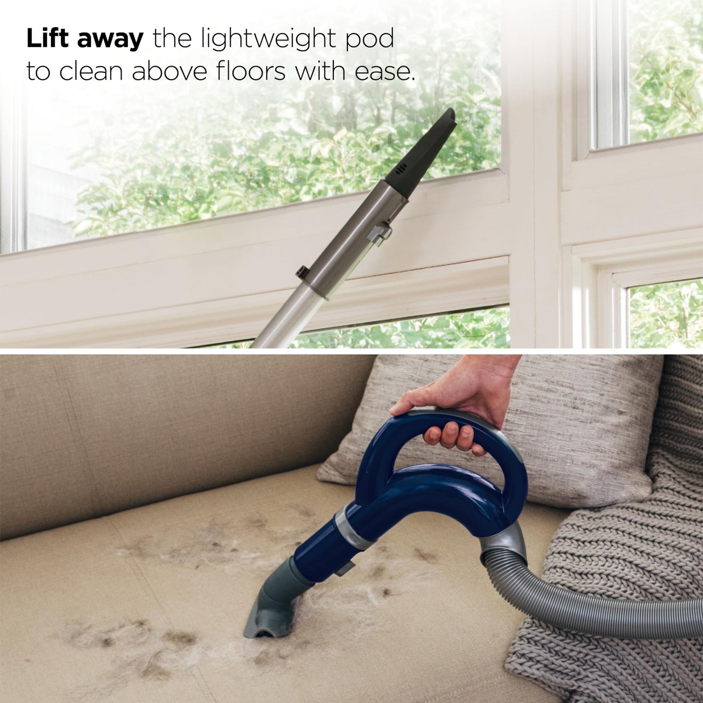 Shark Navigator Lift-Away Vacuum, HEPA, Carpet and Pet Hair, Blue, NV360 Shark
