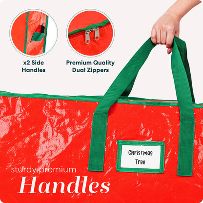 Handy Laundry Christmas Tree Storage Bag – 9 Ft, Heavy Duty, Red 🍁 All In One Marketplace Canada