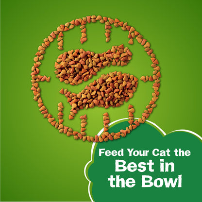 Friskies Sizzlin’ Sup-Purr Dry Cat Food, Flavours of Chicken, Salmon, Peas & Carrots - 7.26 kg Bag (1 Pack)