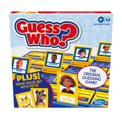 Hasbro Guess Who? Board Game with People and Pets, The Original Guessing Game for Kids Ages 6 and Up, Includes People Cards and Pets Cards (English), F1360 🍁 All In One Marketplace Canada