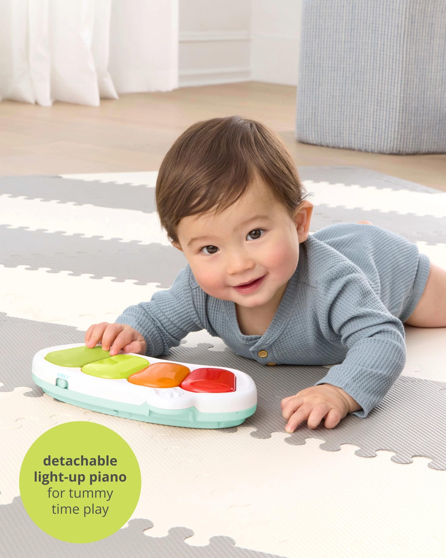 Skip Hop Baby Activity Center: Interactive Play Center with 3-Stage Grow-with-Me Functionality, 4mo+, Silver Lining Cloud 🍁 All In One Marketplace Canada
