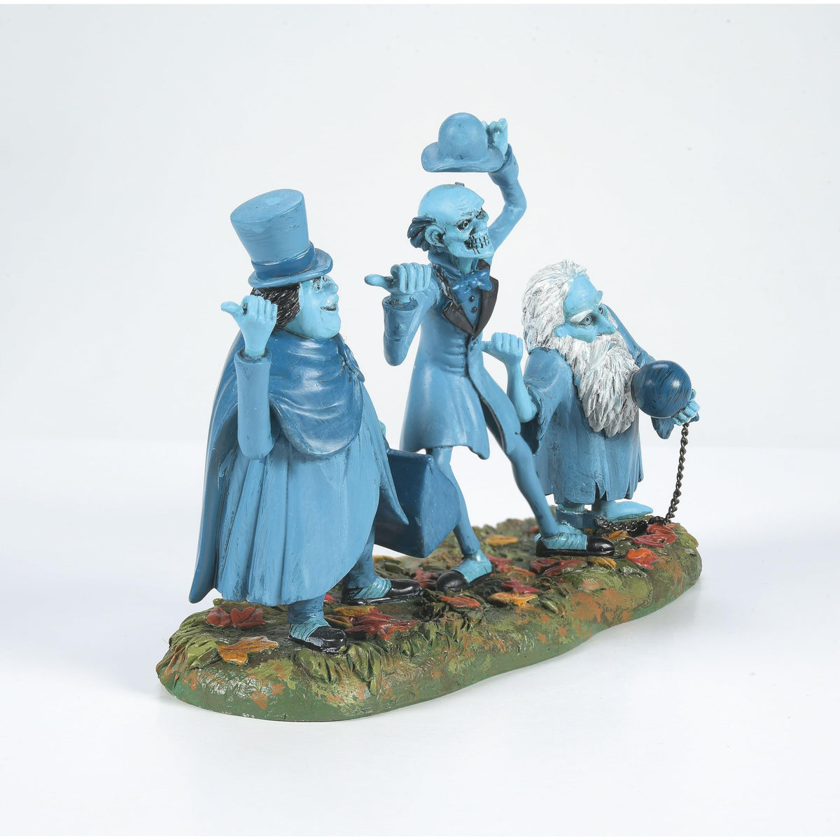 Figurine Department 56 Snow Village Halloween Disney The Haunted Mansion « Beware of Hitchhikers », 9,5 cm H x 5,5 cm L x 15,4 cm L, Multicolore