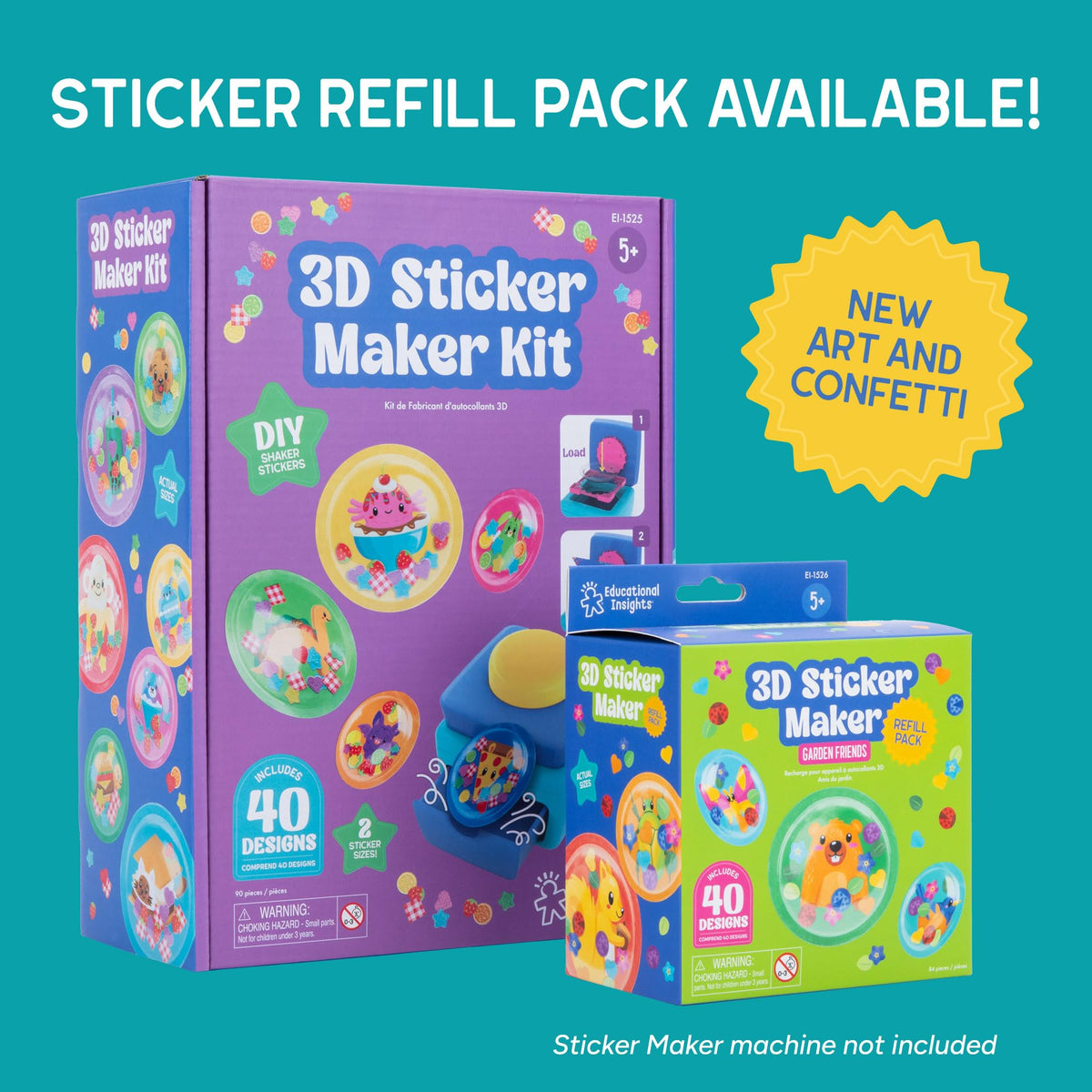 Educational Insights 3D Sticker Maker Kit
