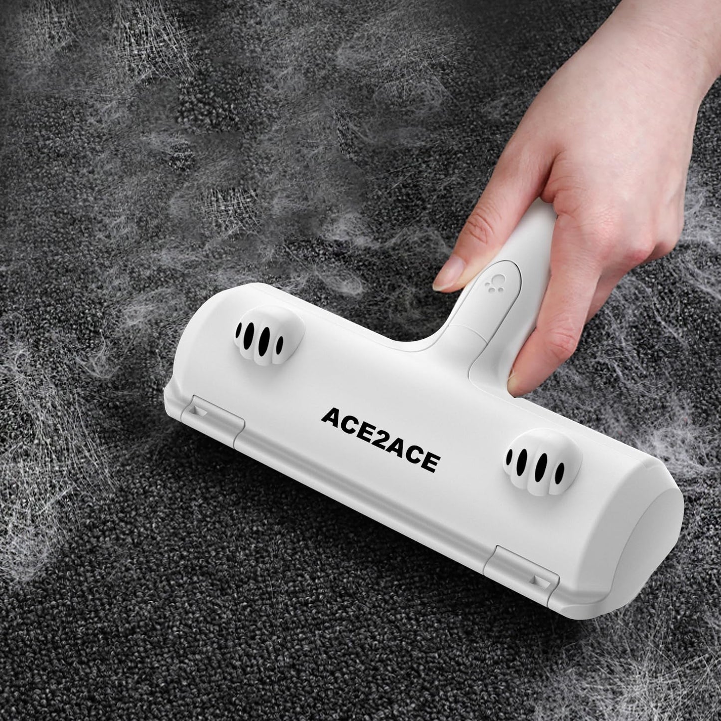 Pet Hair Remover Roller, ACE2ACE Reusable Animal Hair Removal Brush for Dogs and Cats, Self Clean Pet Fur from Carpet, Furniture, Rugs, Laundry, Clothes and Bedding, Sofa