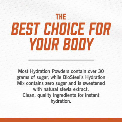 BioSteel Electrolyte Hydration Mix, Iced Tea Lemonade, 100 Servings