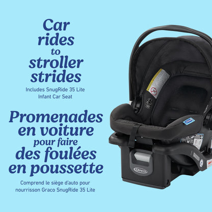 Graco Modes Trio Travel System | Riordan (Black) | 3-in-1 Baby Stroller and Car Seat Combo | Rear-Facing from 1.8-16 kg (4-35 lb) 🍁 All In One Marketplace Canada