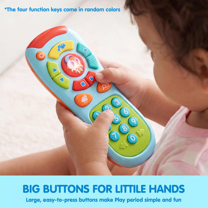 JOYIN Baby Learning Phone and Remote Toy for Toddler, Fun Smartphone Toys with Music for Infants, Boys or Girls, Holiday Stocking Stuffers, Kids Birthday Gift, Easter Basket Stuffers 🍁 All In One Marketplace Canada