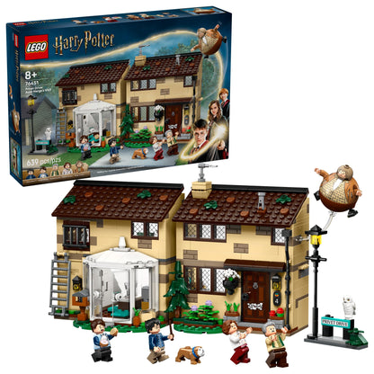 LEGO Harry Potter Privet Drive: Aunt Marge’s Visit Kids Toy - Buildable Book Nook and Room Decor for Boys and Girls, Ages 8+ - Collectible Harry Potter Minifigure - Birthday Gift Idea -76451 LEGO