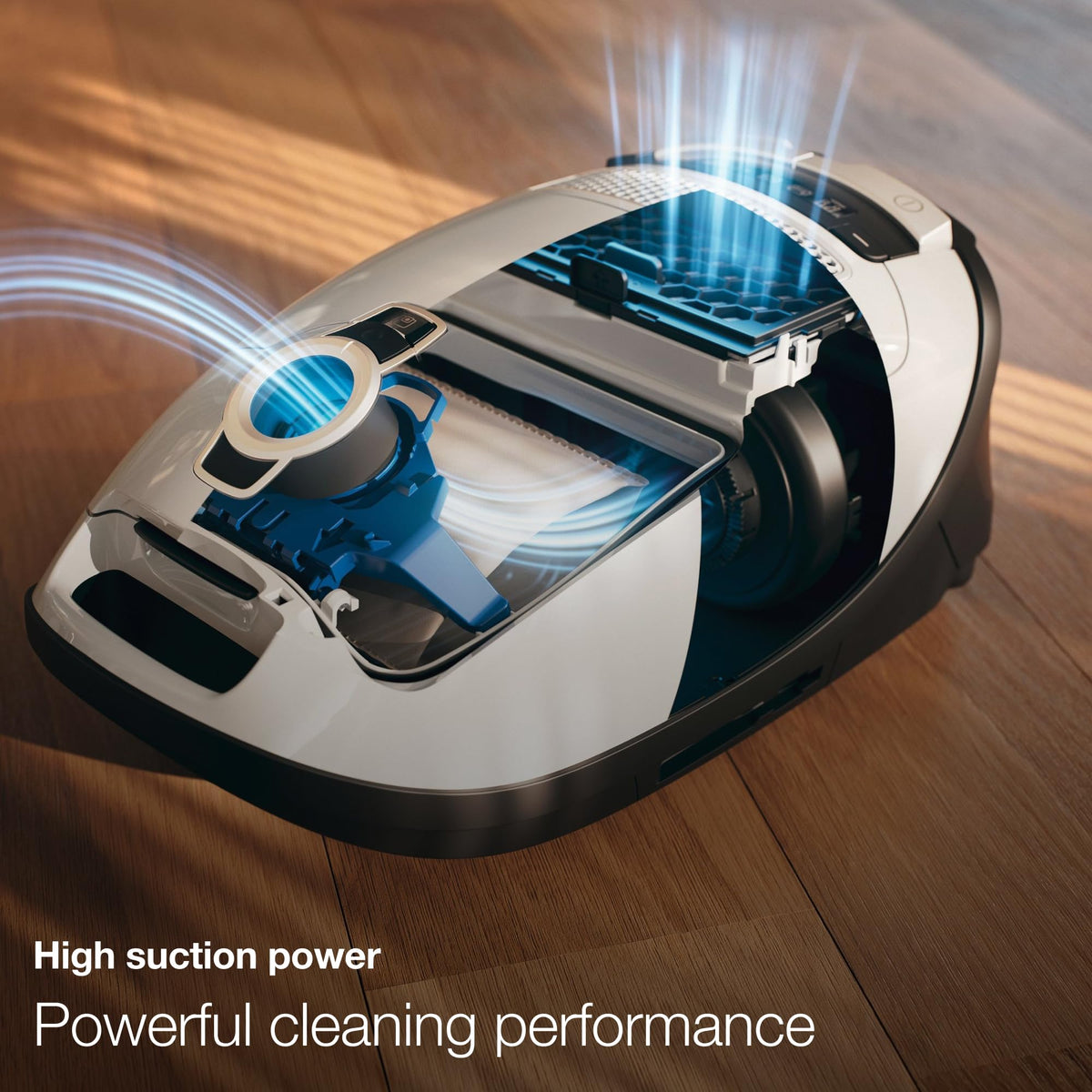 Miele Classic C1 Turbo Team Bagged Canister Vacuum, Tech Blue - Portable, Household - 5 Year Warranty - 41BAN044USA