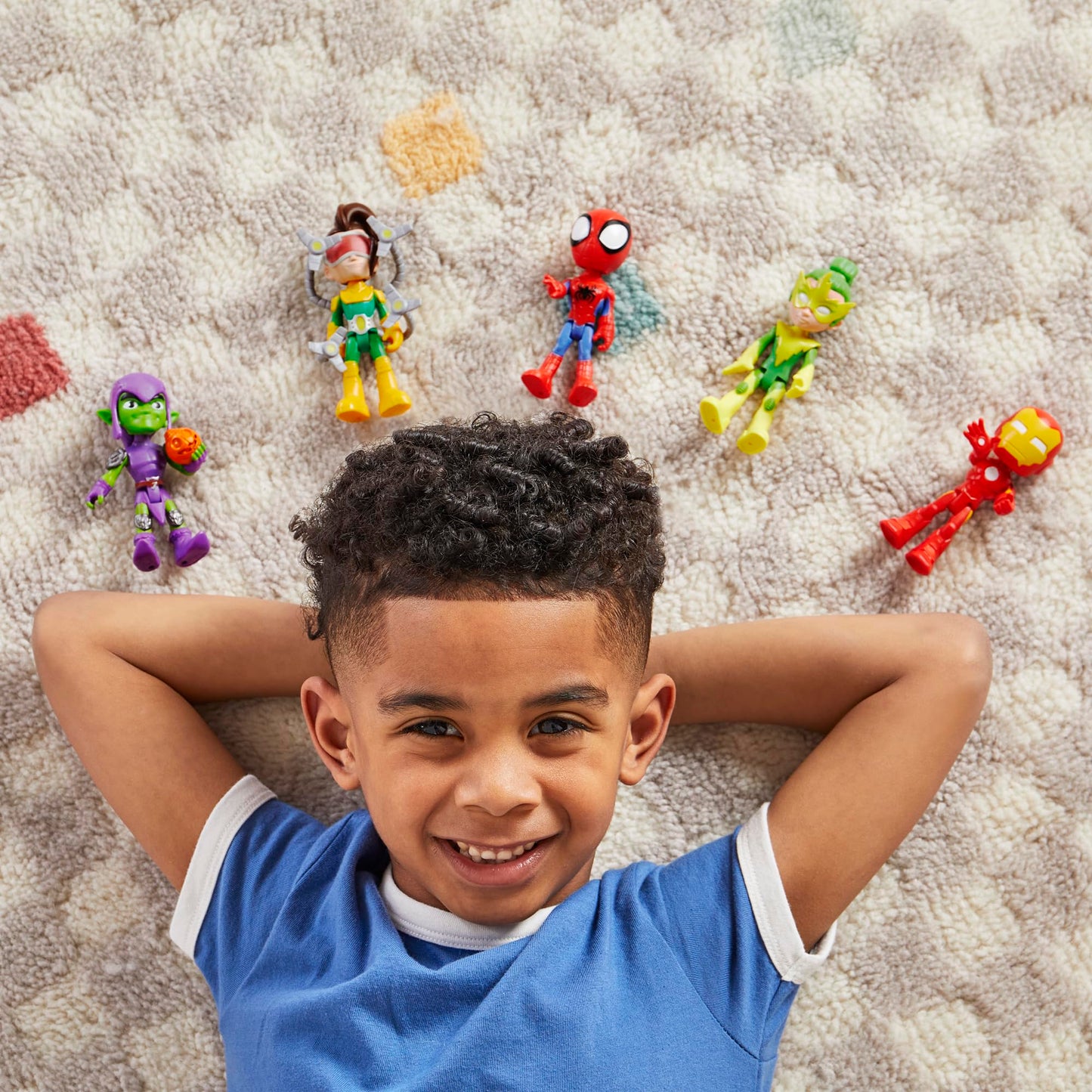Marvel Spidey and His Amazing Friends, Friends & Foes Pack, 5 Action Figures, 4-Inch, Preschool Super Hero Toys for Kids Ages 3 and Up, Amazon Exclusive Hasbro