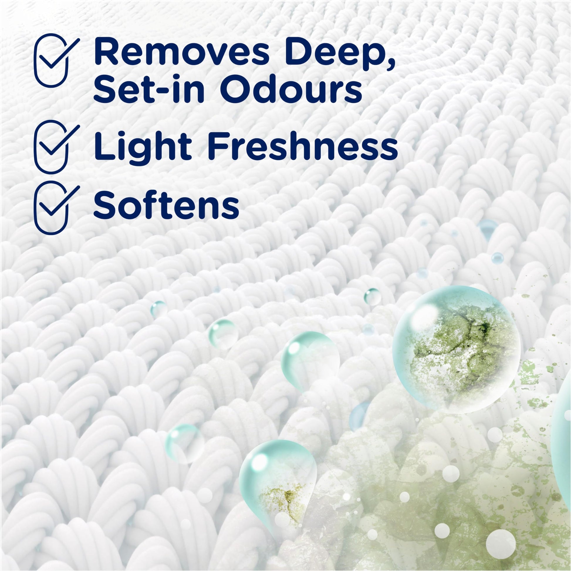 Downy Purifying Rinse Laundry Odour Remover, Cool Cotton Scent, Fabric Softener and Laundry Odour Removal Rinse, Fights Odours at the source, HE Compatible, 1.83 L