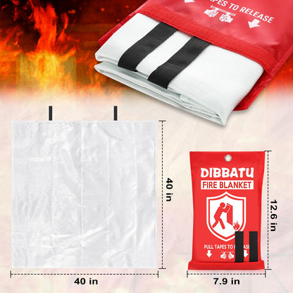 Fire Blanket for Home and Kitchen,Emergency for Small Fire,Reused,Easy Use - Available at All In One Marketplace Canada
