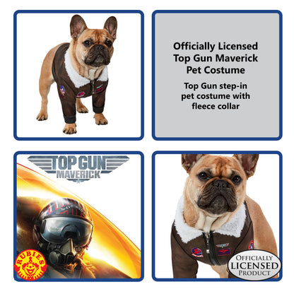 Costume pour animal de compagnie Rubies Top Gun Classic Movie, très grande taille, pour soirées à thème et Halloween