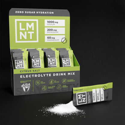 Drink LMNT Zero Sugar Electrolytes - Citrus Salt | Drink Mix | 30-Count