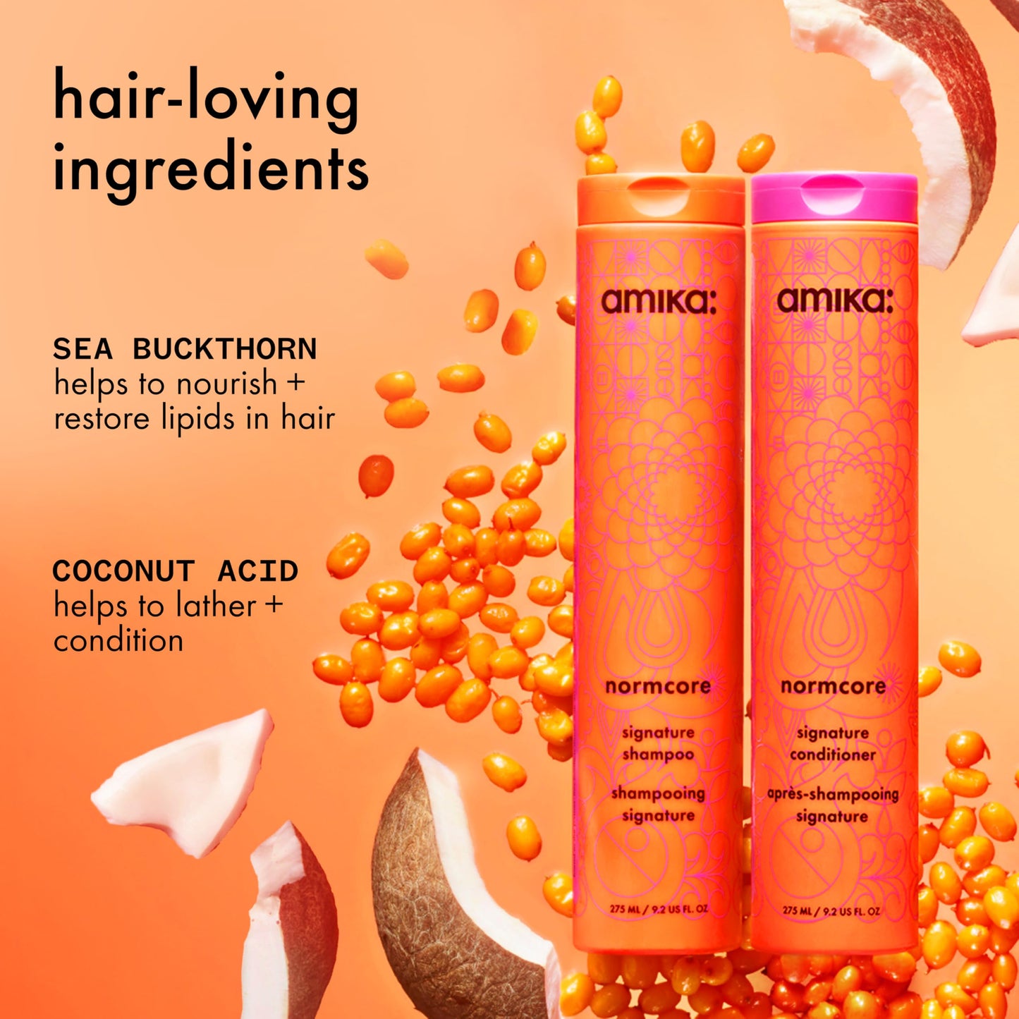 amika normcore signature conditioner, 275ml (Pack of 1) - Available at All In One Marketplace Canada