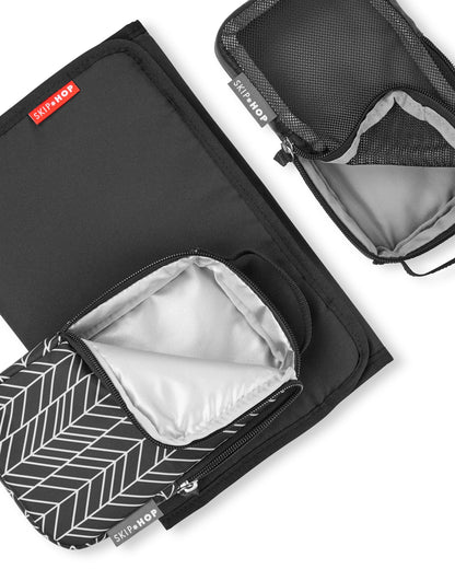 Skip Hop Diaper Bag Backpack: Forma, Multi-Function Baby Travel Bag with Changing Pad & Stroller Attachment, Black 🍁 All In One Marketplace Canada