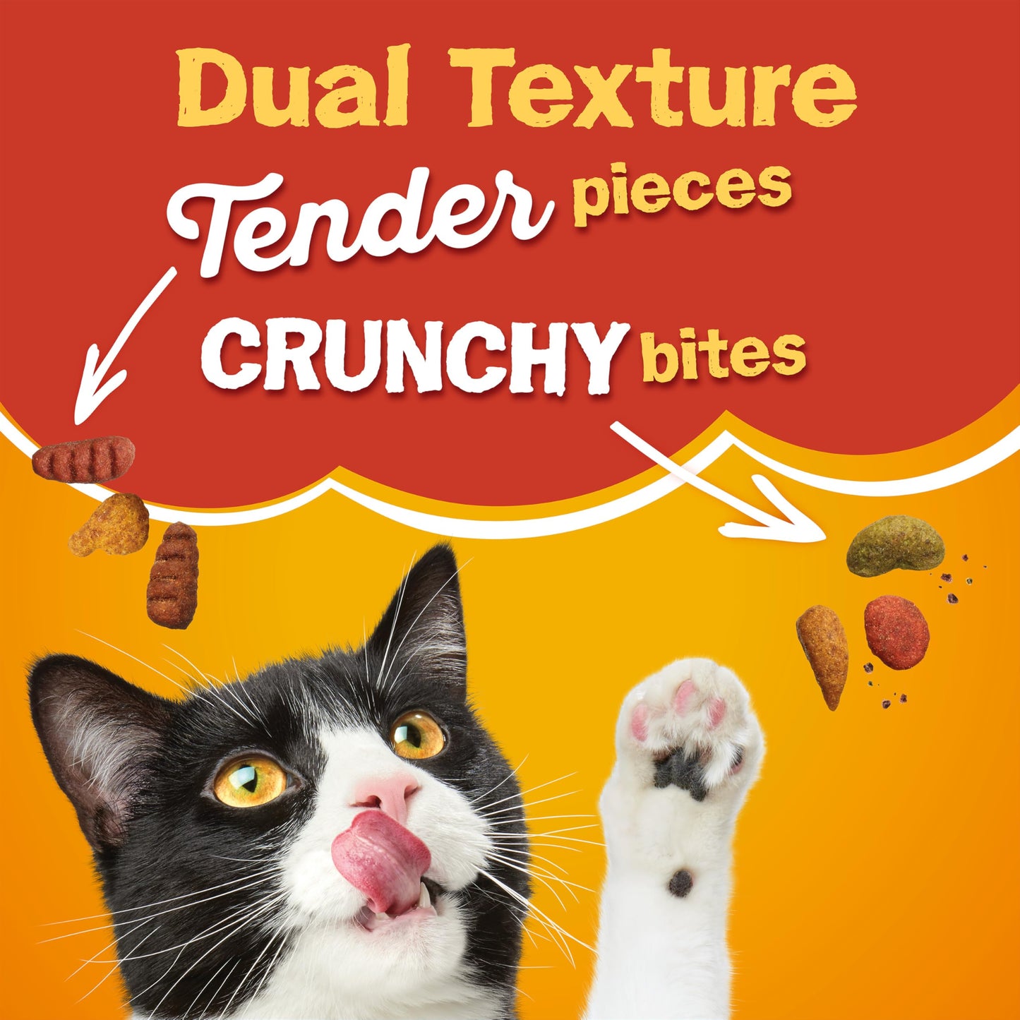 Friskies Grillers Tenders & Crunchy Bites Dry Cat Food - 7.5 kg Bag