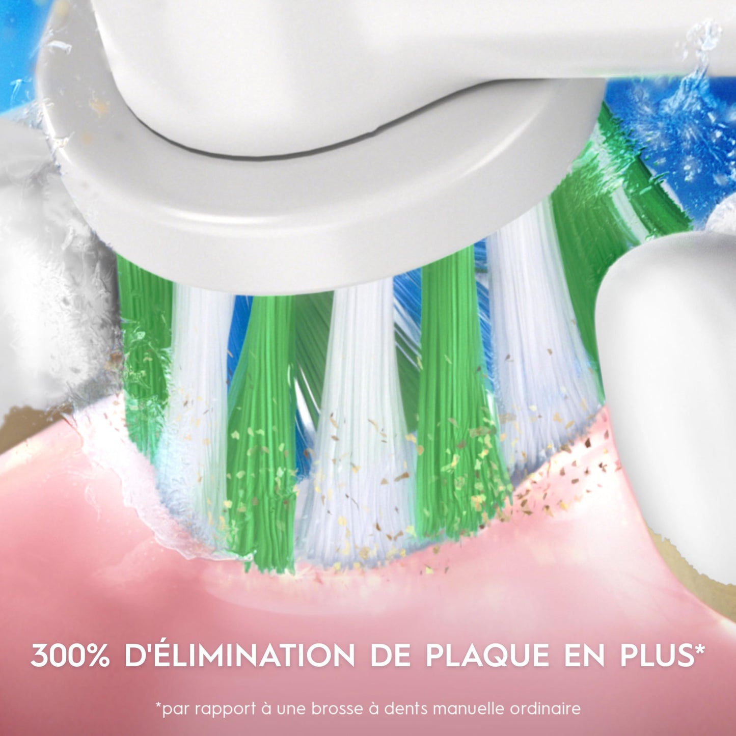 Oral-B Pro 500 + Electric Toothbrush with (1) Precision Clean Brush Head and (1) Sensitive Clean Brush Head, Rechargeable, Lilac 🍁 All In One Marketplace Canada