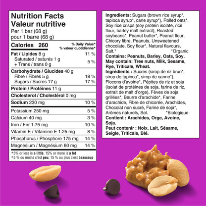 Clif Bar, Energy Bars, Chocolate Chip Peanut Crunch, 680 g (Pack of 10) 🍁 All In One Marketplace Canada