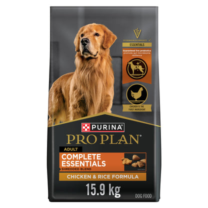 Purina Pro Plan Dry Dog Food Savor, Shredded Blend Adult Chicken and Rice Formula, 35-Pound Bag, Pack of 1