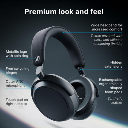 Sennheiser Momentum 4 Wireless Headphones, ANC, 60 Hr Battery, Brown 🍁 All In One Marketplace Canada
