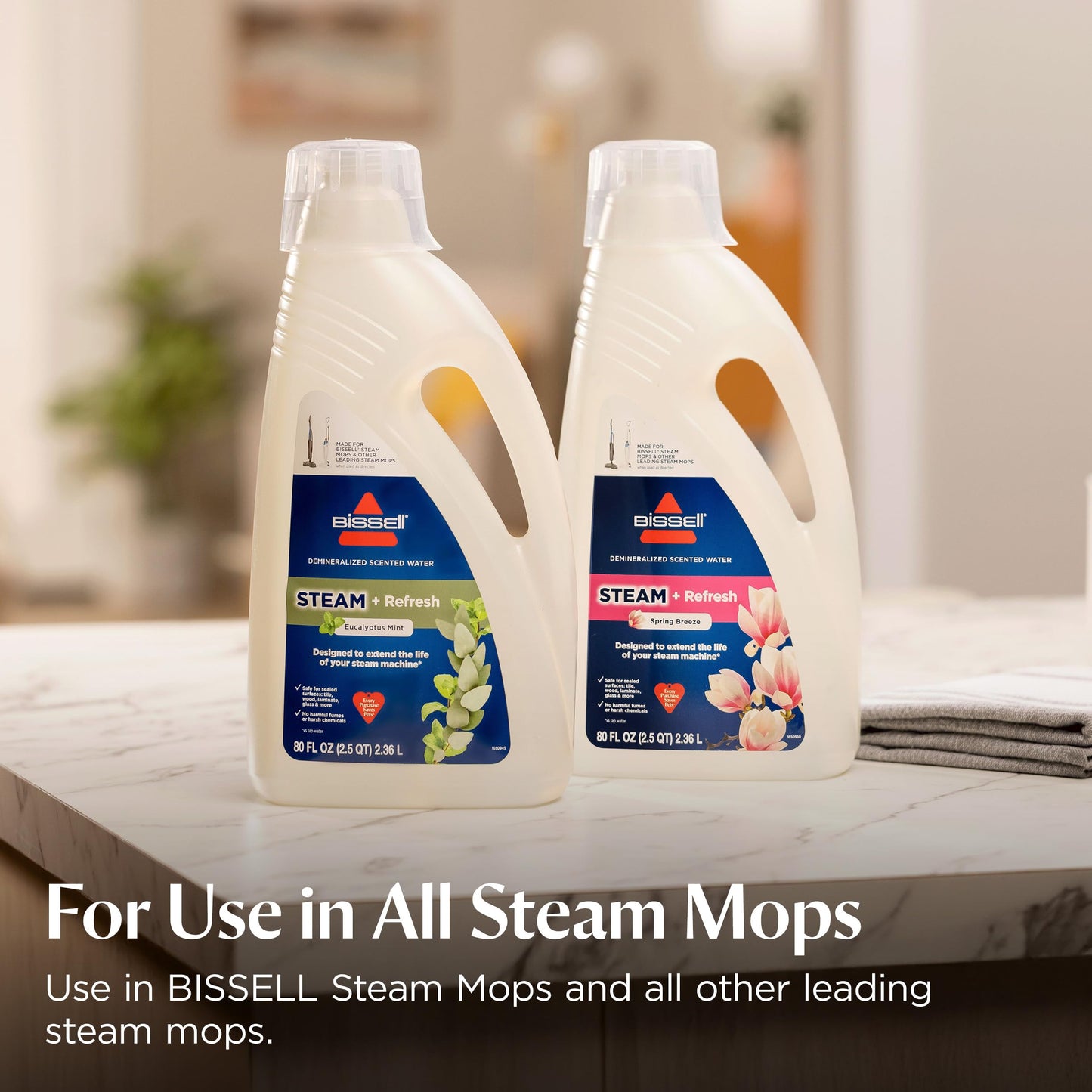 BISSELL PowerFresh Slim 3-in-1 Steam Mop and Handheld Steam Cleaner, Sanitizes Without Chemicals, 25-Foot Cord, Lift-Off Handheld Steamer, Grout Tool and Clothing Steamer Included Bissell