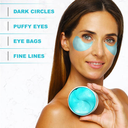 Under Eye Patches For Puffy Eyes And Dark Circles - Retinol Collagen Under Eye Masks - Reduce Wrinkles & Bags - Skin Treatment Pads - Anti Aging Moisturizer Mask For Women Gift - 60 Gel Pads - Available at All In One Marketplace Canada