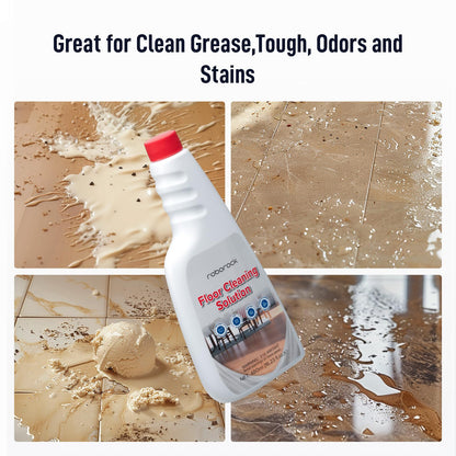 roborock Official Floor Cleaning Solution, Floor Cleaner for Hardwood Tile Hardfloor, Compatible Robot Vacuums with Mopping and Wet Dry Vacuum, 16.2 FL OZ, Dilution Ratio 1:200 - Available at All In One Marketplace Canada