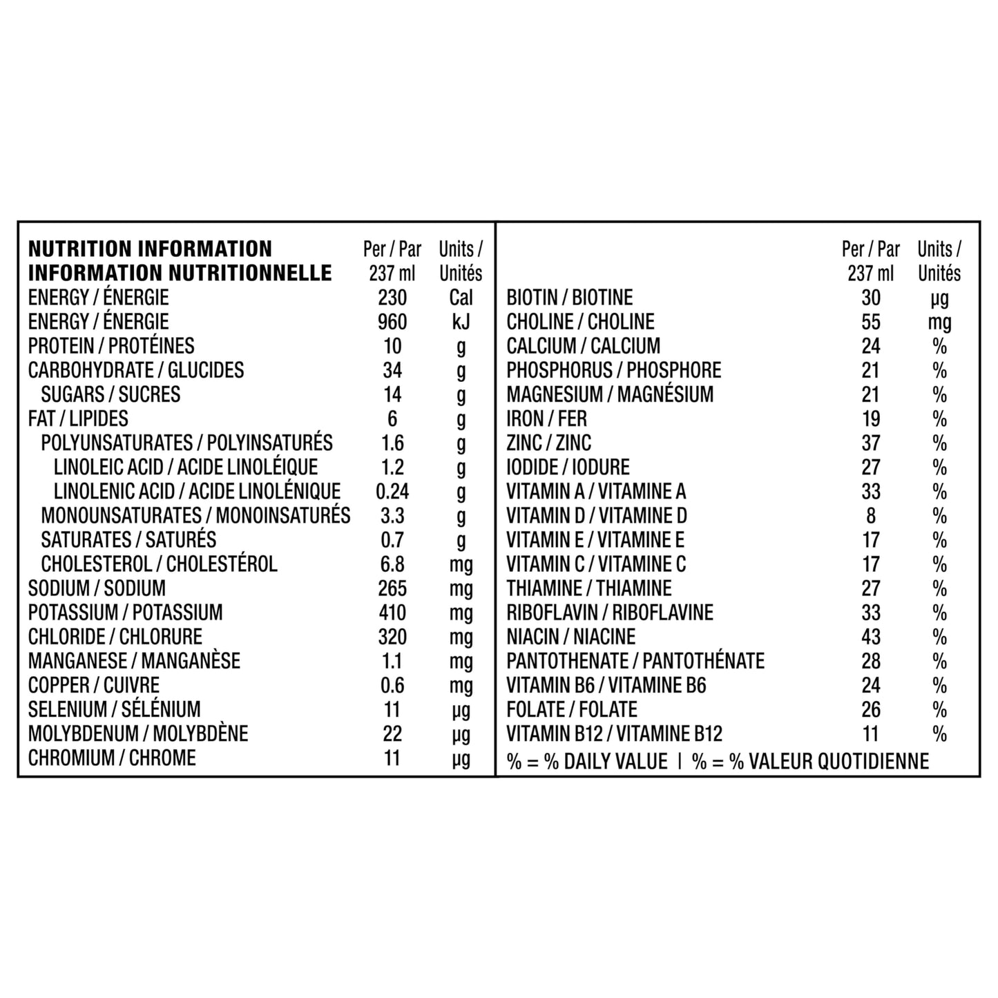 BOOST Original Complete Nutrition Meal Replacement Drink, Variety Pack (6x237ml), Case of 4