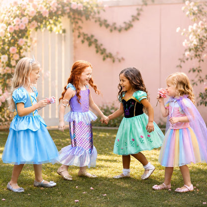 Meland 5-in-1 Princess Dress Up for Girls with Bag, Costume Gift Ages 3-8 🍁 All In One Marketplace Canada