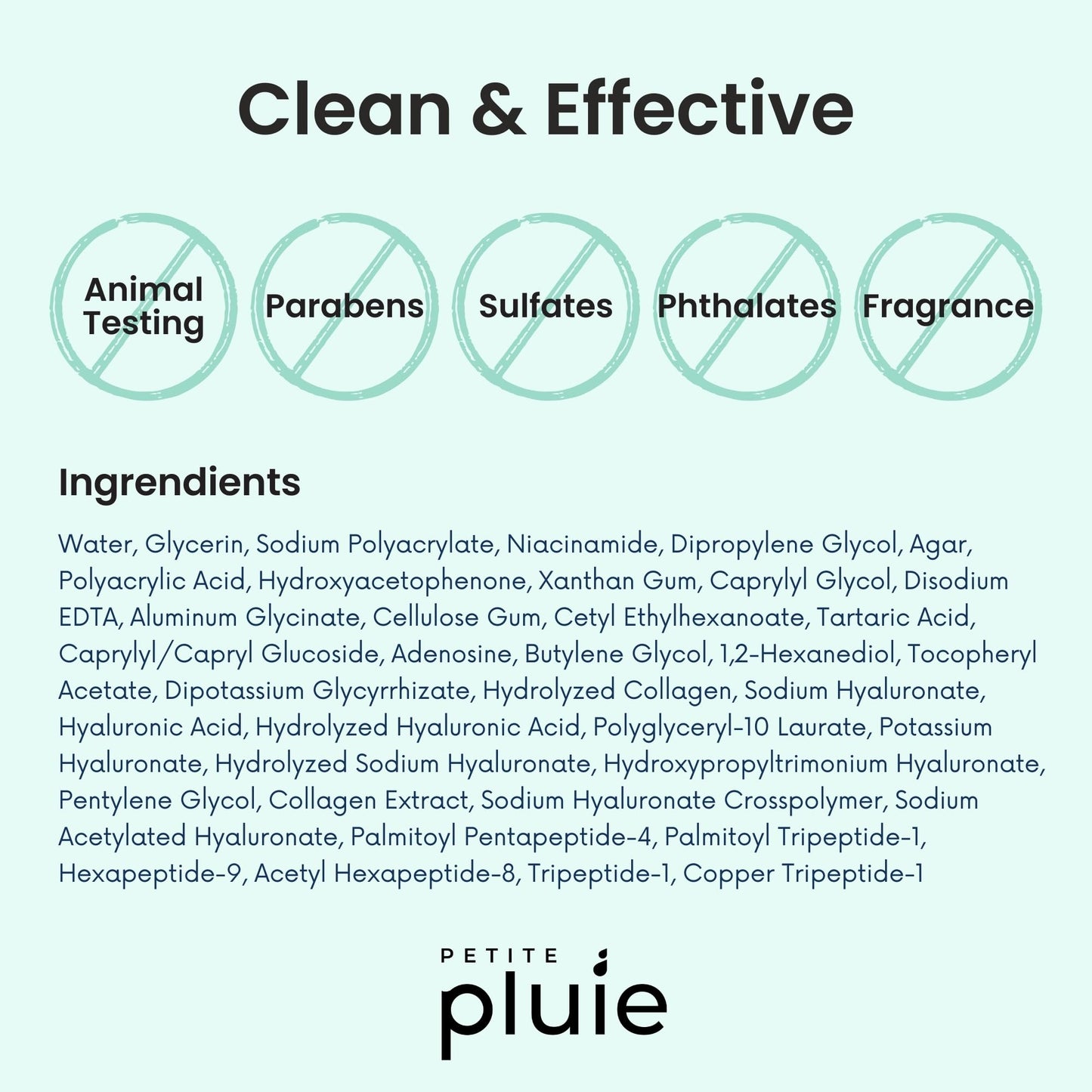 Petite Pluie Overnight Use Advanced Canadian Forehead Smoothing Patches - Premium Hydrogel Non-Sticky Hydration Collagen Face Mask - Superior Adhesion with Extra Large Size for Necklines & Frown Lines Treatment, Made in Korea, 10 Count - Available at All In One Marketplace Canada